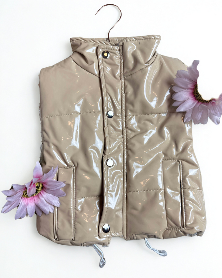 Chalecos Sharol -Niña beige