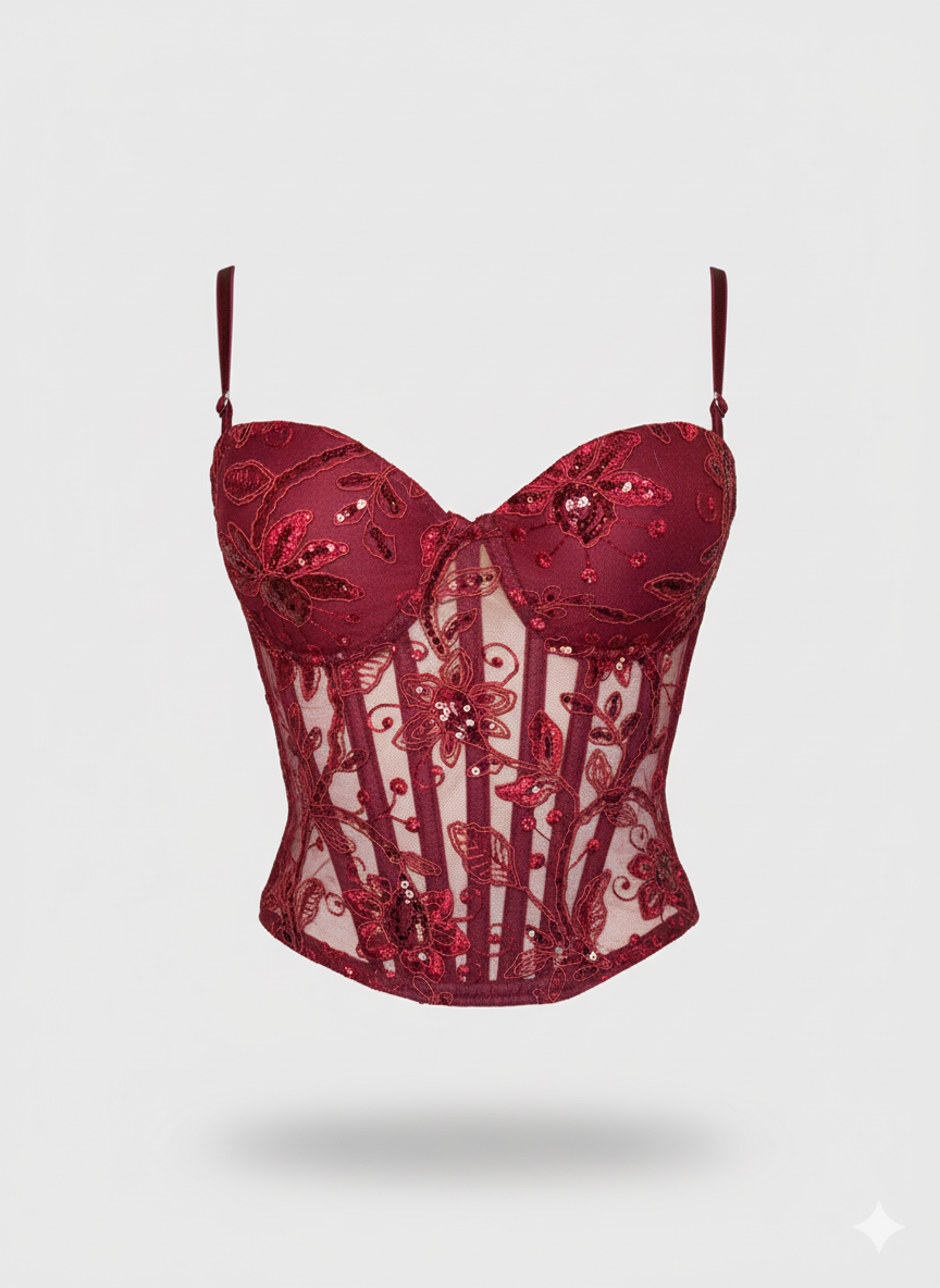 Corset Artemisa (Vino tinto)