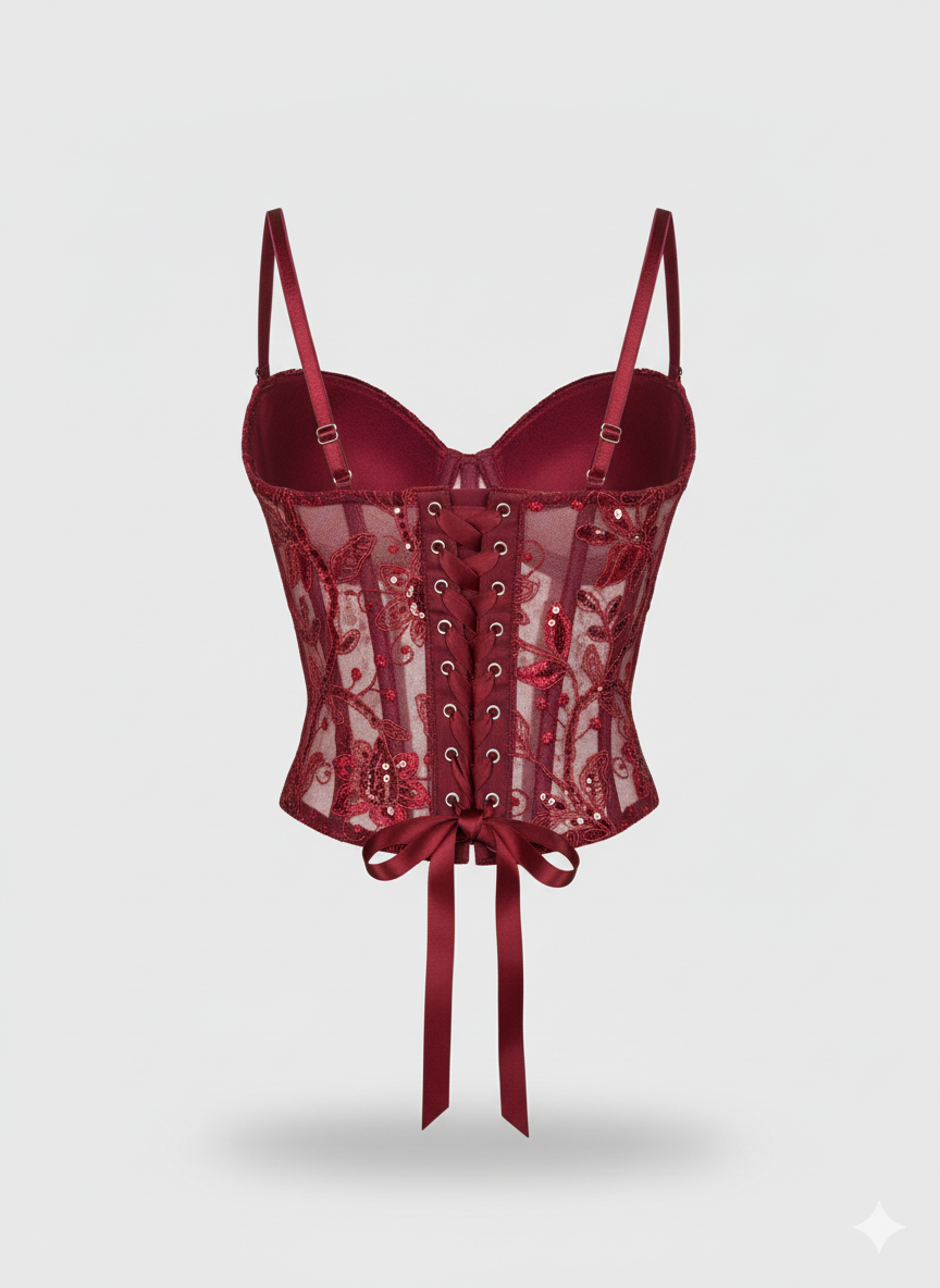 Corset Artemisa (Vino tinto)