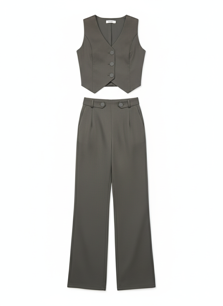 Conjunto en Gabardina Denim