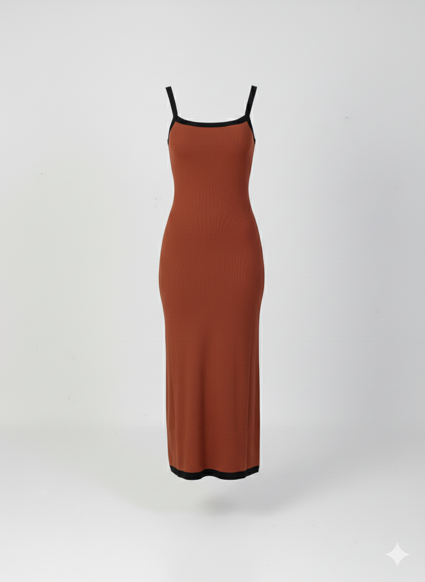 Vestido "Encanto" Tabaco