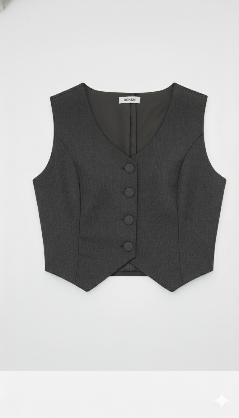 Conjunto en Gabardina pizarra