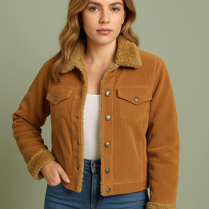 Chaqueta Pana confort - Peluche bisonte