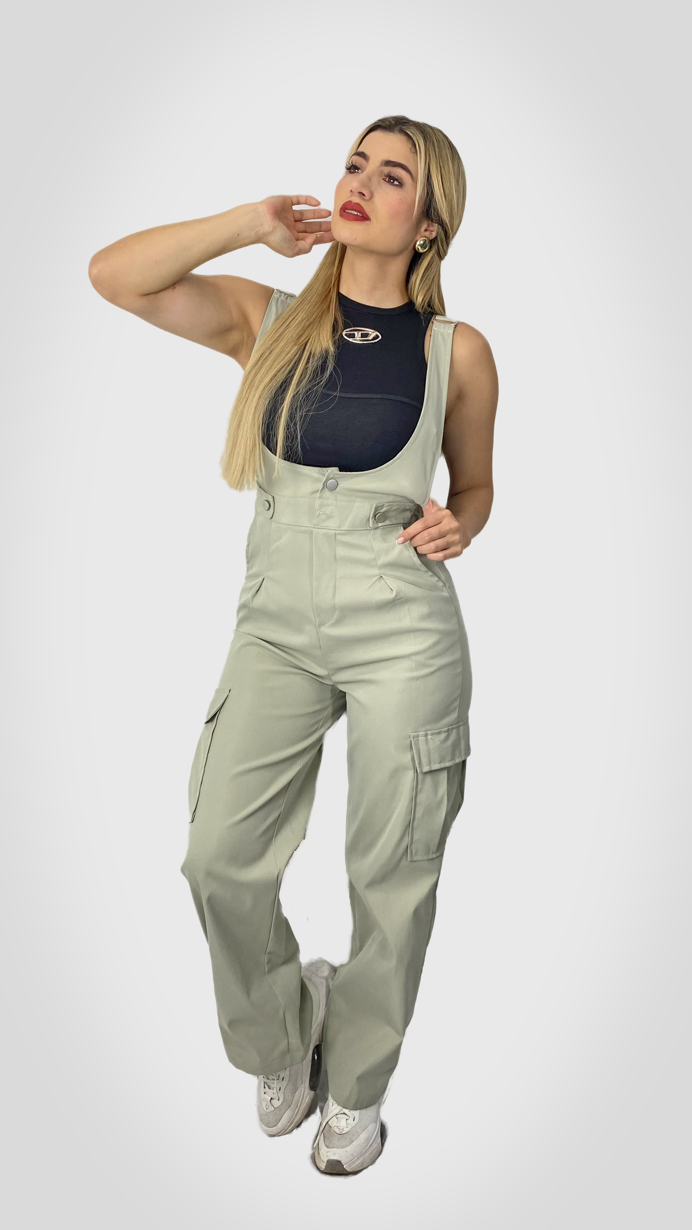 Overol Easy Cargo verde manzana